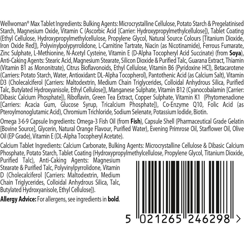 Wellwoman Max Capsules - Pack of 84