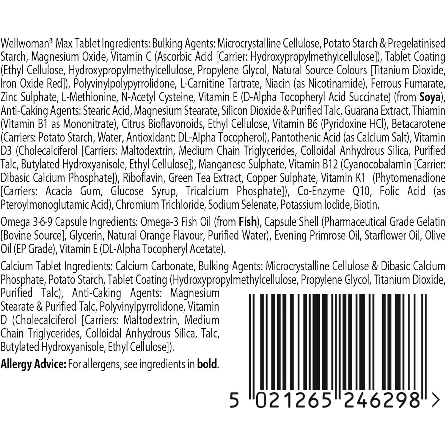 Wellwoman Max Capsules - Pack of 84