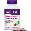Natrol Melatonin 10Mg Fast Dissolve Tablets - Strawberry Flavor, 100 Count, Sleep Support, Fast Dissolve Melatonin for Adults, 100-Day Supply