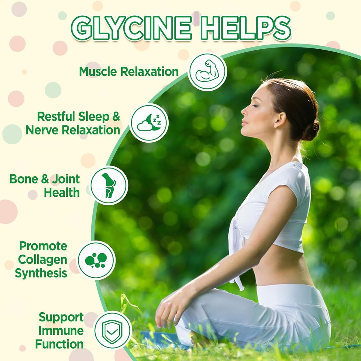 Glycine 3G Gummies, with L Alanine 1000 Mg, L Theanine, GABA, Vitamin B6, Sleep Support, Muscle Relaxation, High Absorption Glycine Supplements for Adults, Sugar Free Pineapple Flavor, 60 Gummies