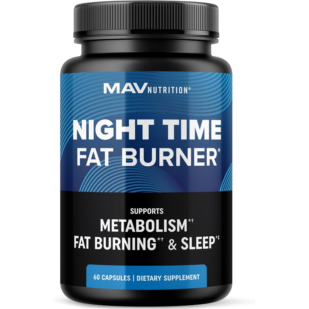 Night Time Fat Burner for Weight Loss Support & Sleep Aid | Appetite Suppressant, Carb Blocker, Overnight Metabolism Booster for Stomach Fat Burner & Night Shred with Melatonin | Non-Gmo, Vegan 60Ct