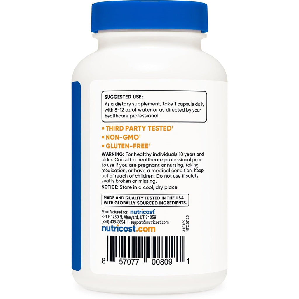 Nutricost Blueberry Extract 180 Capsules for 180 Servings per Bottle - Vegetarian, Gluten Free and GMO Free