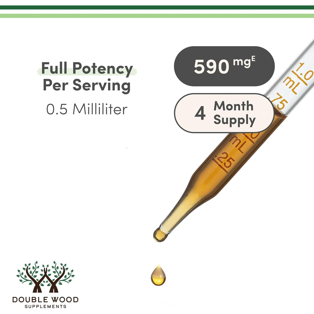 Double Wood Supplements Organic Lemon Balm Tincture - for Digestion & Relaxation 590Mg - 2FL OZ, 120 Servings (Better Absorbed than Capsules, Great for Lemon Balm Tea)