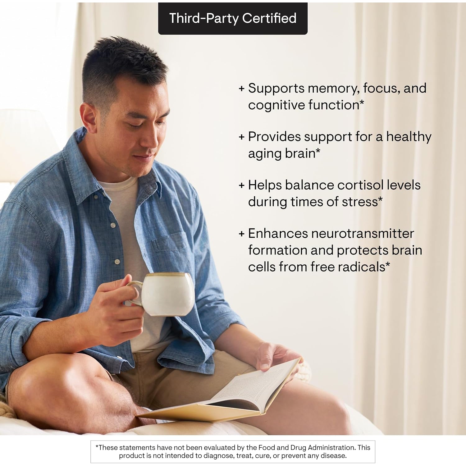 THORNE - Phosphatidylserine - Supports Healthy Brain Function, Memory & Focus - Helps Regulate Cortisol during Stress* - Third-Party Certified - Gluten-Free, Dairy-Free - 60 Capsules