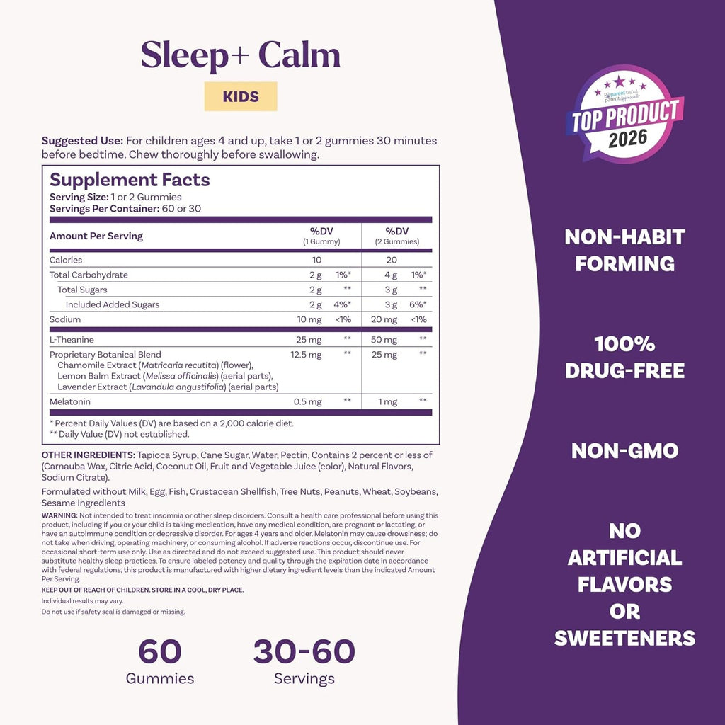 Natrol Kids Sleep+ Calm Sleep Gummies for Kids