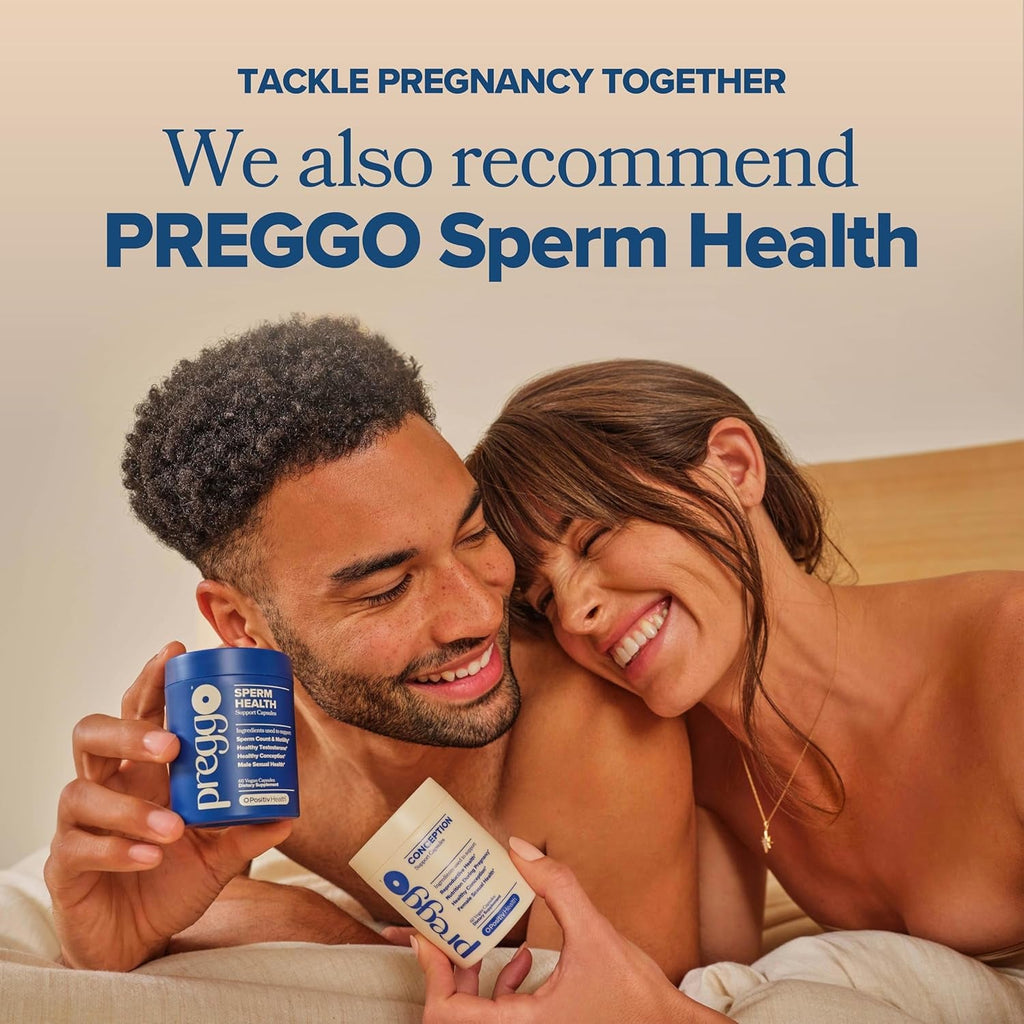 O Positiv Preggo Conception Support Capsules for Women - Obgyn-Formulated Pre Prenatal Vitamins with Clinically-Studied Ingredients - Coq10, N-Acetyl Cystein - Female Sexual Health, 60 Ct (Pack of 1)