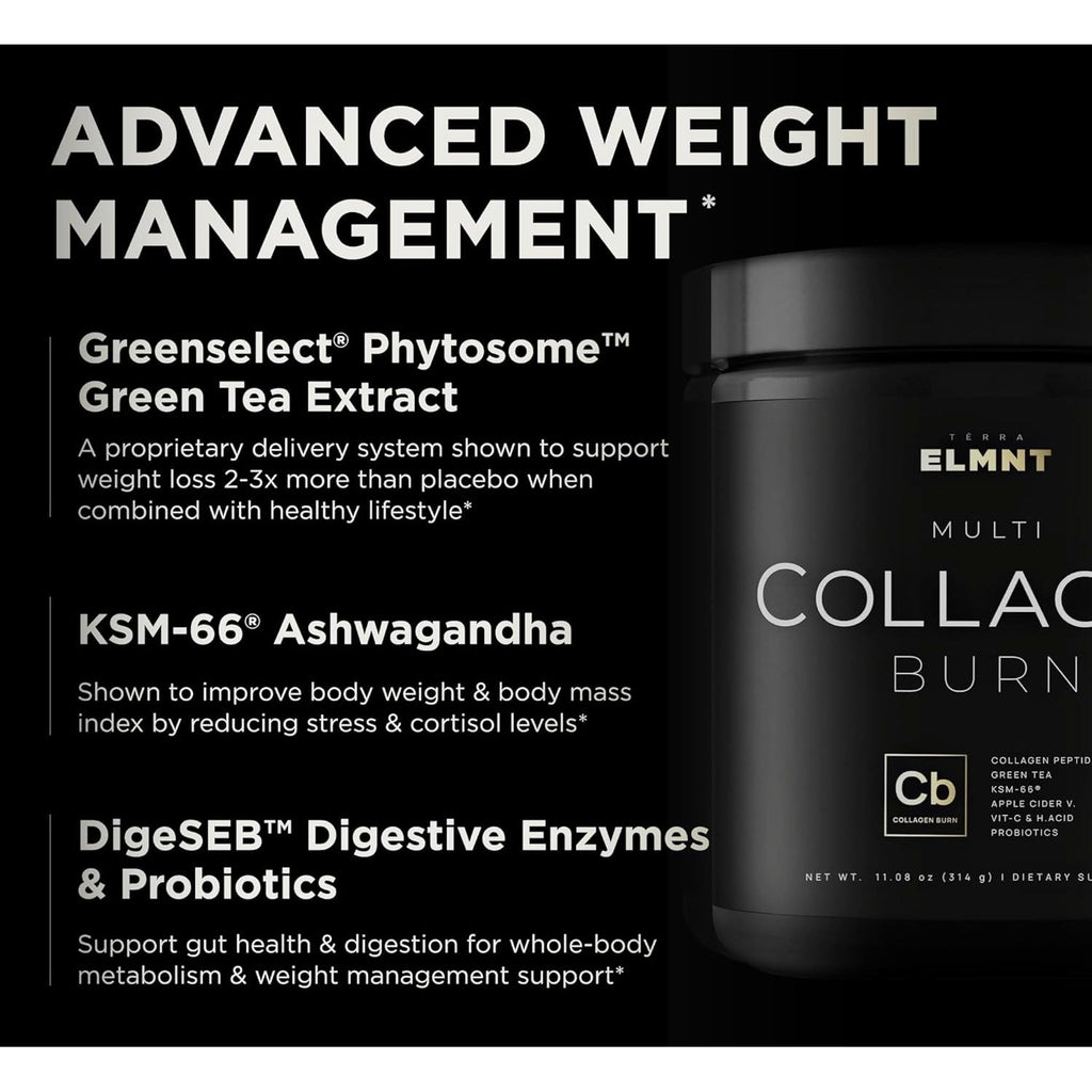 Super Collagen Powder for Women Weight Loss + Beauty W. Probiotics, Hyaluronic Acid, ACV, KSM-66, Biotin - Premium Multi Collagen Peptides Protein Supplement Colageno for Women (Unflavored)