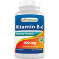 Best Naturals Vitamin B6 Tablet, 100 Mg, 250 Count