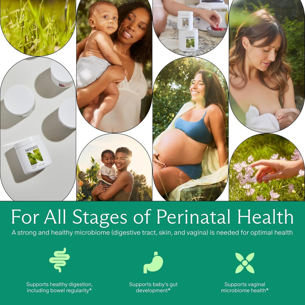 Needed. Expertly-Formulated & Tested Prebiotic & Probiotic for Prenatal, Pregnancy, Breastfeeding, & Postpartum | Balance Mood, Boost Immunity, Healthy Microbiome for Mother & Baby | 60 Capsules