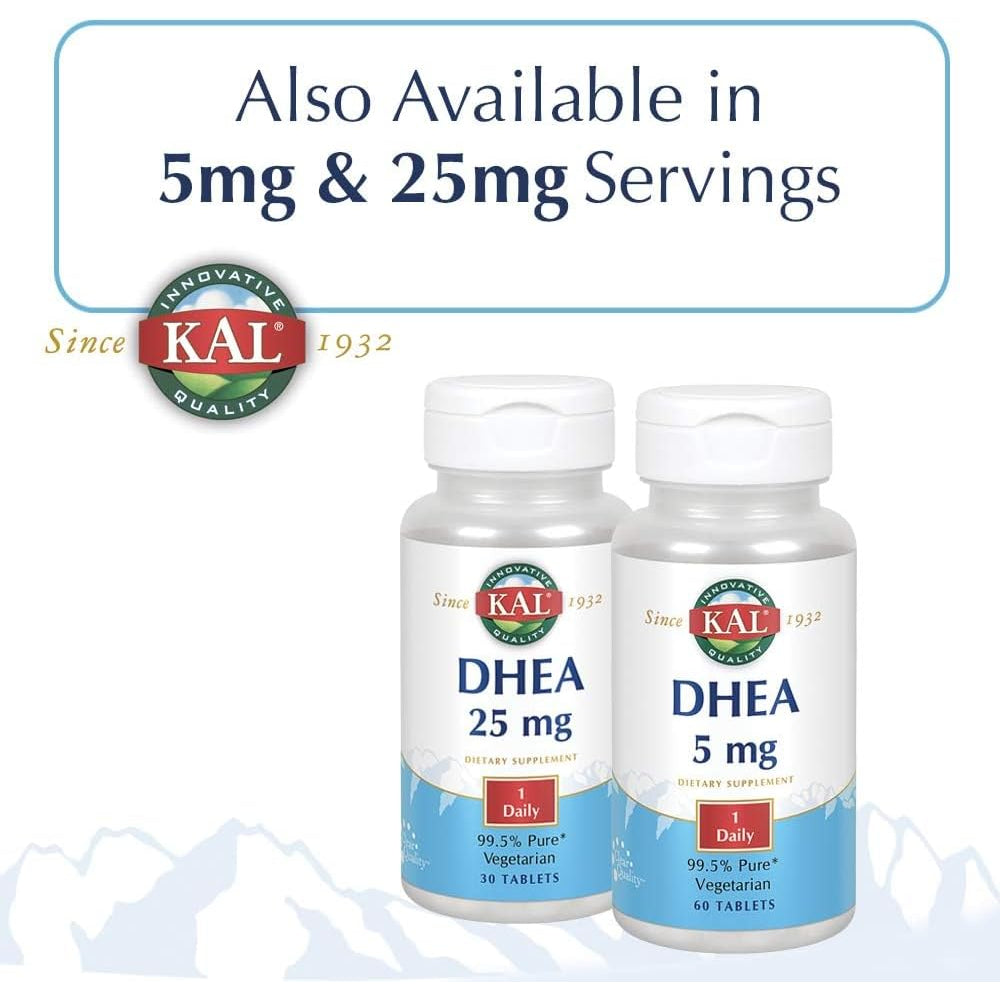 KAL DHEA-10 Tablets, 10Mg, 60 Count