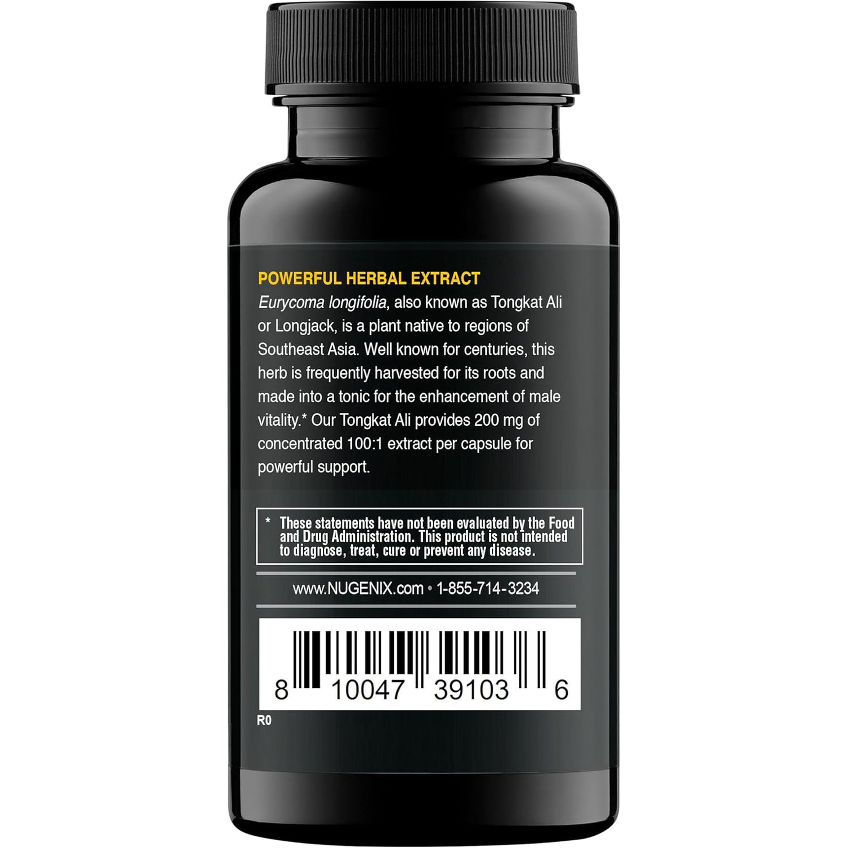Nugenix Essentials Tongkat Ali for Men, Support for Men'S Health, Longjack Eurycoma Longifolia Extract, 30Ct