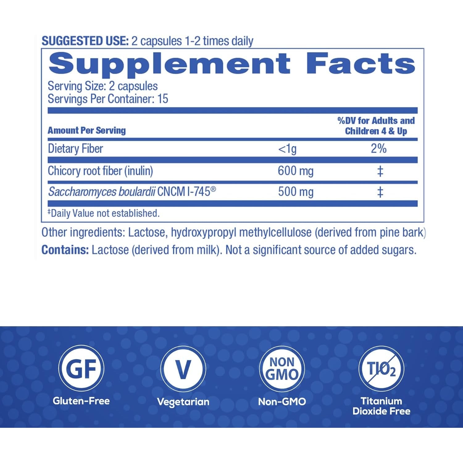 Florastor Advanced Pro+Pre Daily Probiotic and Prebiotic Supplement for Women and Men, Boosts Good Bacteria, Saccharomyces Boulardii CNCM I-745 (30 Capsules) (Pack of 1)