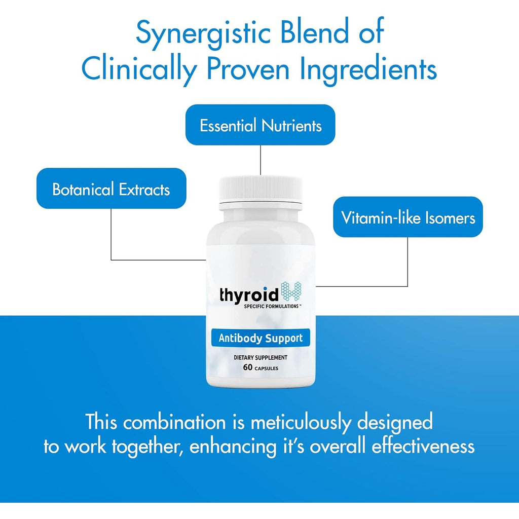 Antibody Support - Thyroid Antibody Support Combines Nigella Black Cumin Seed, Selenium and Inositol to Help Lower Thyroid Antibodies and Thyroid Cells