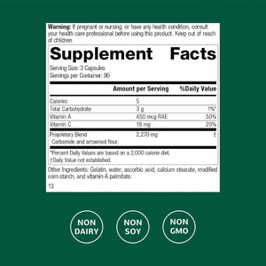 Standard Process A-C Carbamide - Supports Healthy Excretion of Urine & Cellular Fluid Levels - Contains Vitamin a & Antioxidant Vitamin C - Gluten-Free, Non-Dairy & Non-Soy - 270 Capsules