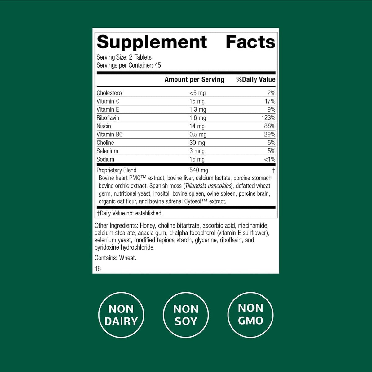 Standard Process Cardio-Plus - Antioxidant Support - Heart Health, Circulation & Blood Flow Supplement with Vitamin B6, Niacin & Riboflavin - Energy Metabolism Supplement - 90 Tablets