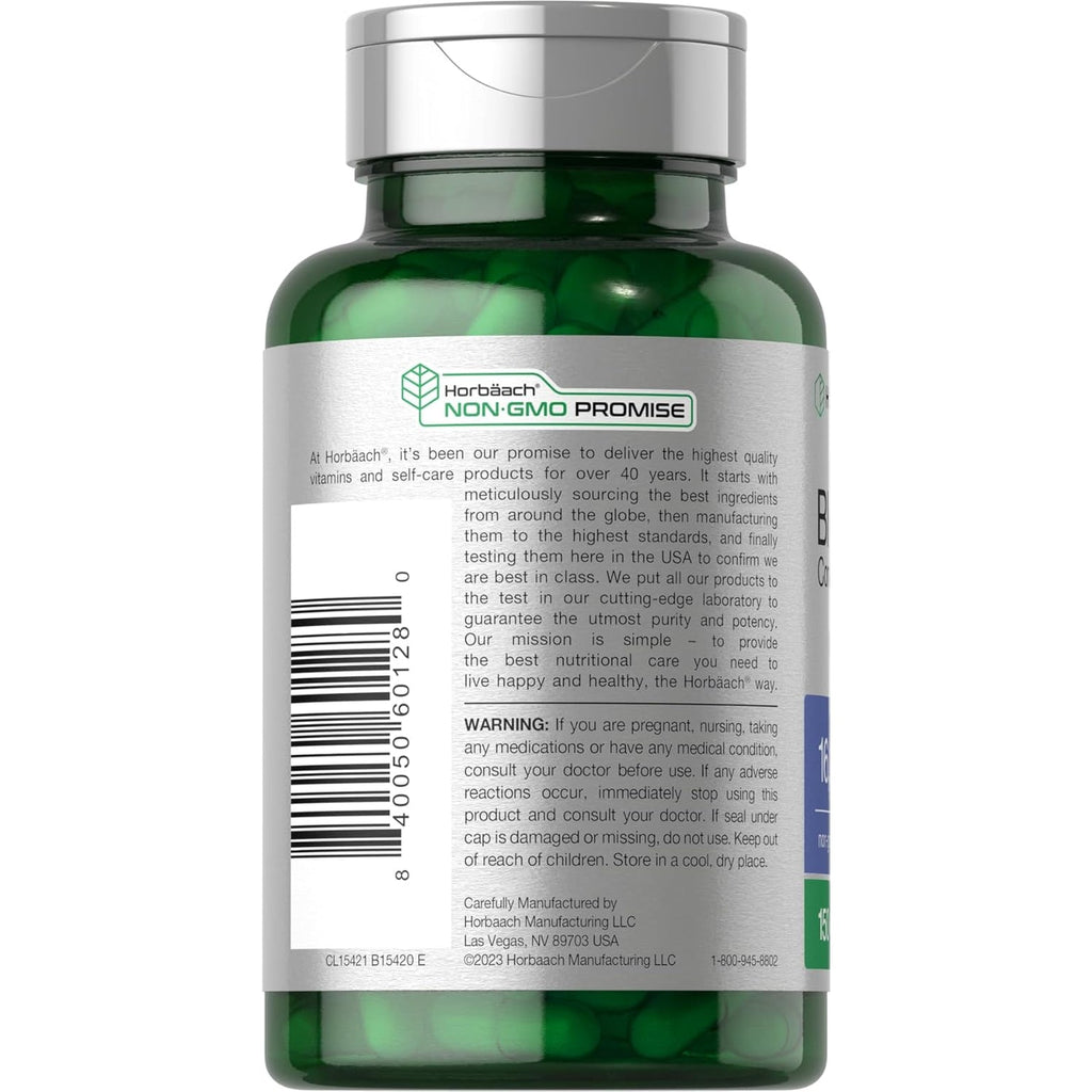 Horbäach Blueberry Extract Supplement | 150 Capsules | Blueberry Concentrate | Non-Gmo & Gluten Free Formula