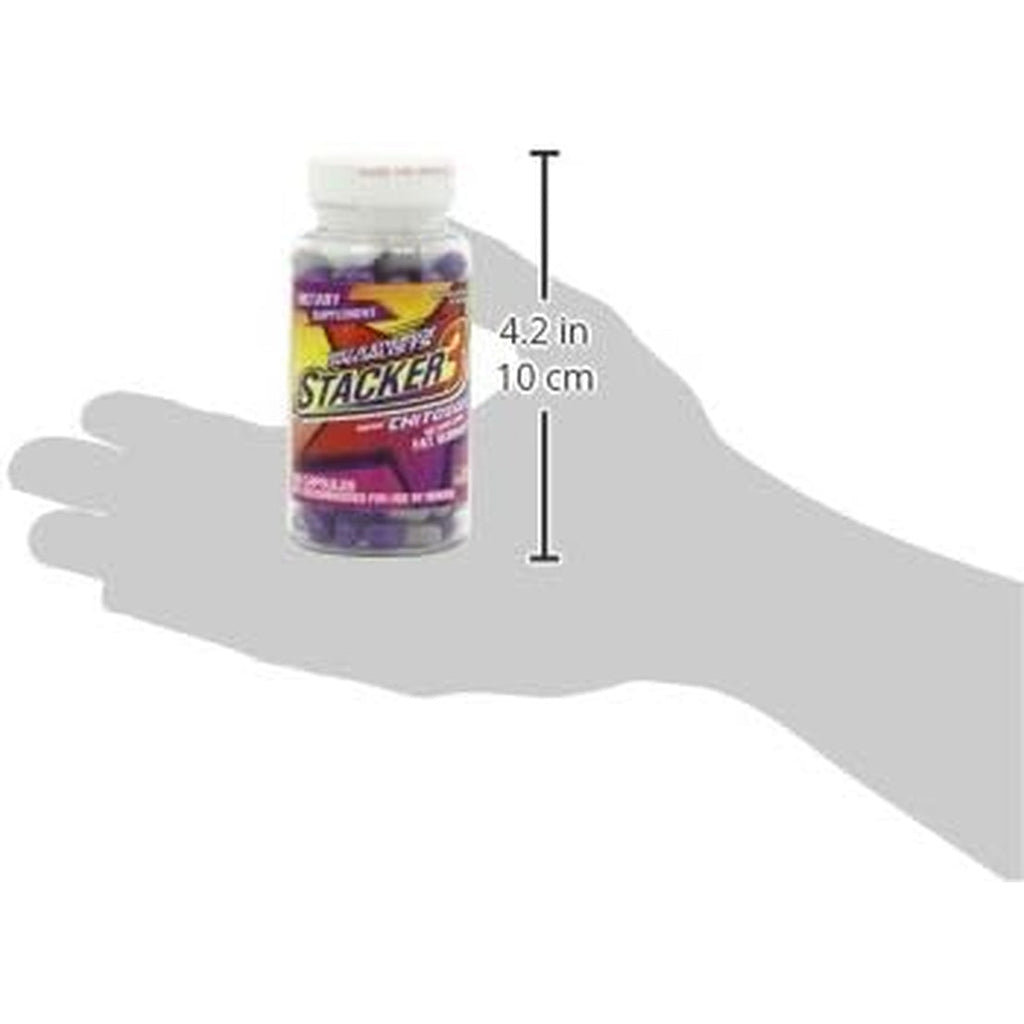 Stacker 3 Metabolizing Fat Burner with Chitosan, Capsules, 100Count Bottle