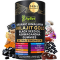 Organic Himalayan Shilajit Gold Gummies for Men and Women, Black Seed Oil, Ashwagandha, Ginseng, Turmeric, Gokshura, Lion'S Mane, Lab Tested, No Sugar Added, Halal, 90Gummy