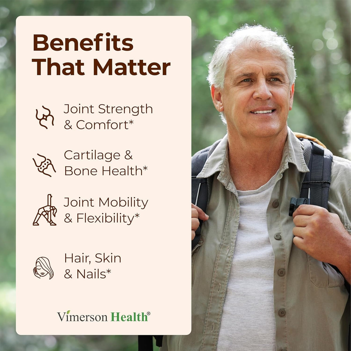 Vitamin D3 2000IU & Glucosamine Chondroitin – Daily Joint Support Supplement for Hair Skin Nails, Bone Health & Comfort with Boswellia Extract, Bromelain, Glucosamine Sulfate – FSA Eligible 120 Tabs