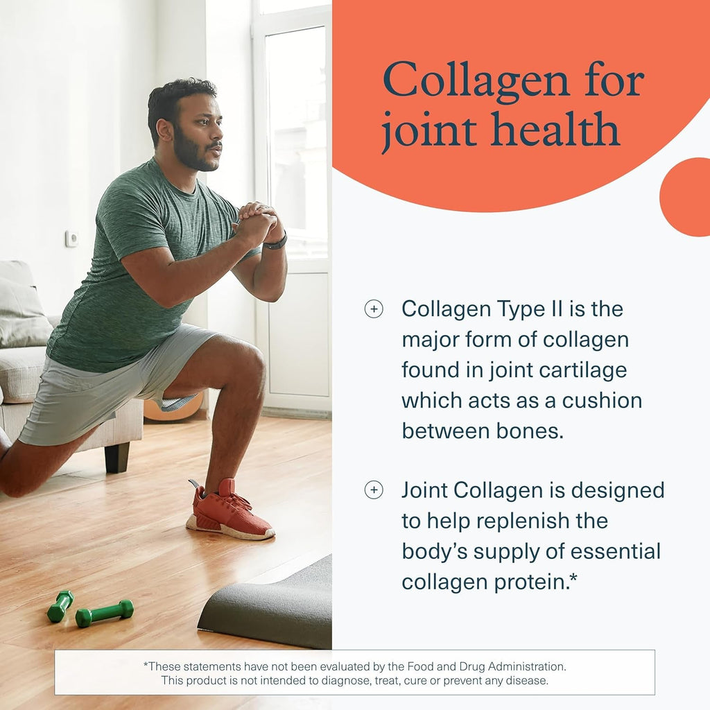 Youtheory Joint Collagen Advanced - Contains Undenatured Type II Collagen & Herbal Ingredients - Contains Bovine Source - Shellfish Free - 120 Tablets (60-Day Supply)