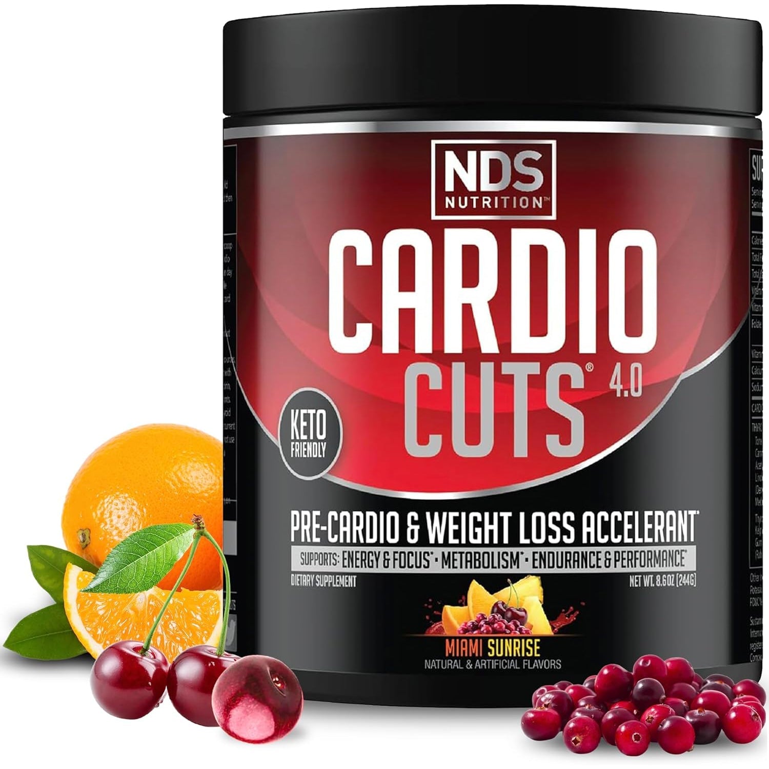 NDS Nutrition Cardio Cuts 4.0 - Miami Sunrise - 8.6 Oz.