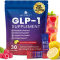 GLP-1 Supplement, Natural GLP 1 Booster Drink Mix for Weight Loss, Appetite Control and Metabolism Boost Support, Contains Yerba Mate, Garcinia Cambogia, Berberine (Raspberry Lemonade Flavor)