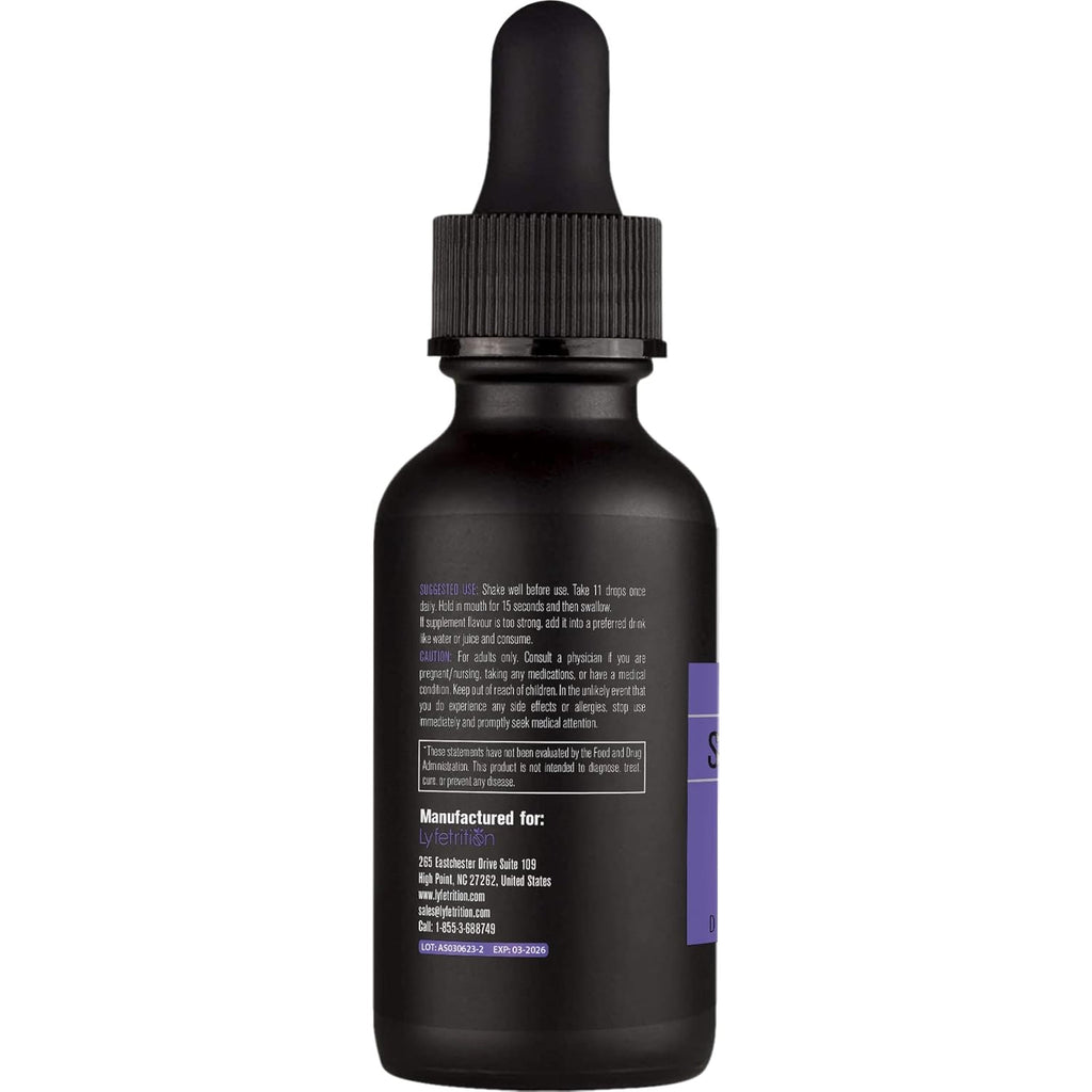 Lyfetrition Activated & Stabilized Sulforaphane 540Mg,4 Oz Liquid,220 Servings,Made in Usa,Quick Absorption,Quality Potent Ingredients,Third-Party Tested,Non-Gmo,Gmp Certified,Cruelty-Free Products