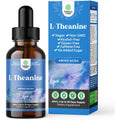 High Absorption L-Theanine Liquid Drops - Nootropic Focus Supplement with L Theanine 200Mg per Serving and Chamomile Extract Supplement for Adults and Kids Relaxation and Focus - 2 Fl Oz