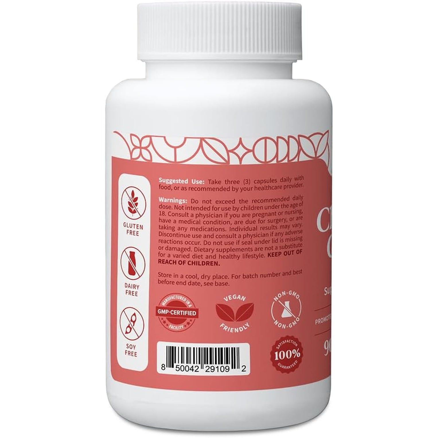 Pattern Wellness Cholesterol Complex Supplement – Supports Overall Well-Being – 3Rd Party Lab Tested – 90 Vegan Capsules
