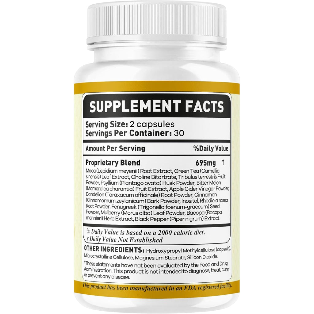 Glycocept - Glycocept Advanced Formula Support Capsules All Natural Premium Ingredients Maximum Strength, Daily Pills Support Vitamins for Health and Wellness, 60 Capsules for 1 Month