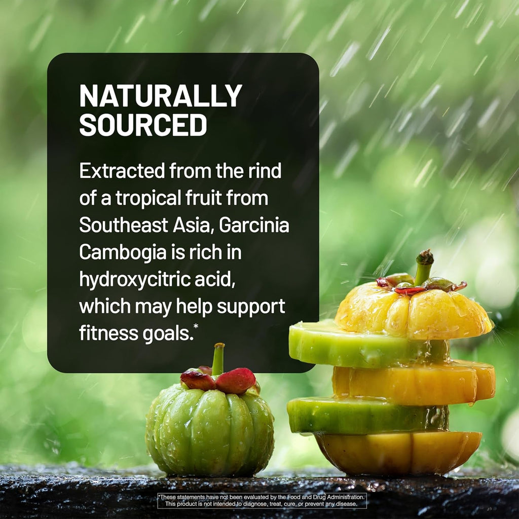 Naturewise Garcinia Cambogia - 60% HCA Concentration Extract, Natural Support for Weight Goals and Energy Levels - Vegan, Non-Gmo, Gluten Free - 180 Capsules[2-6 Month Supply]
