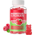 90 CT Magnesium Glycinate Gummies 1000Mg - Sugar Free Magnesium Potassium Supplement with Vitamin D, B6, Coq10 for Calm Mood & Sleep Support - 90 Raspberry Gummies