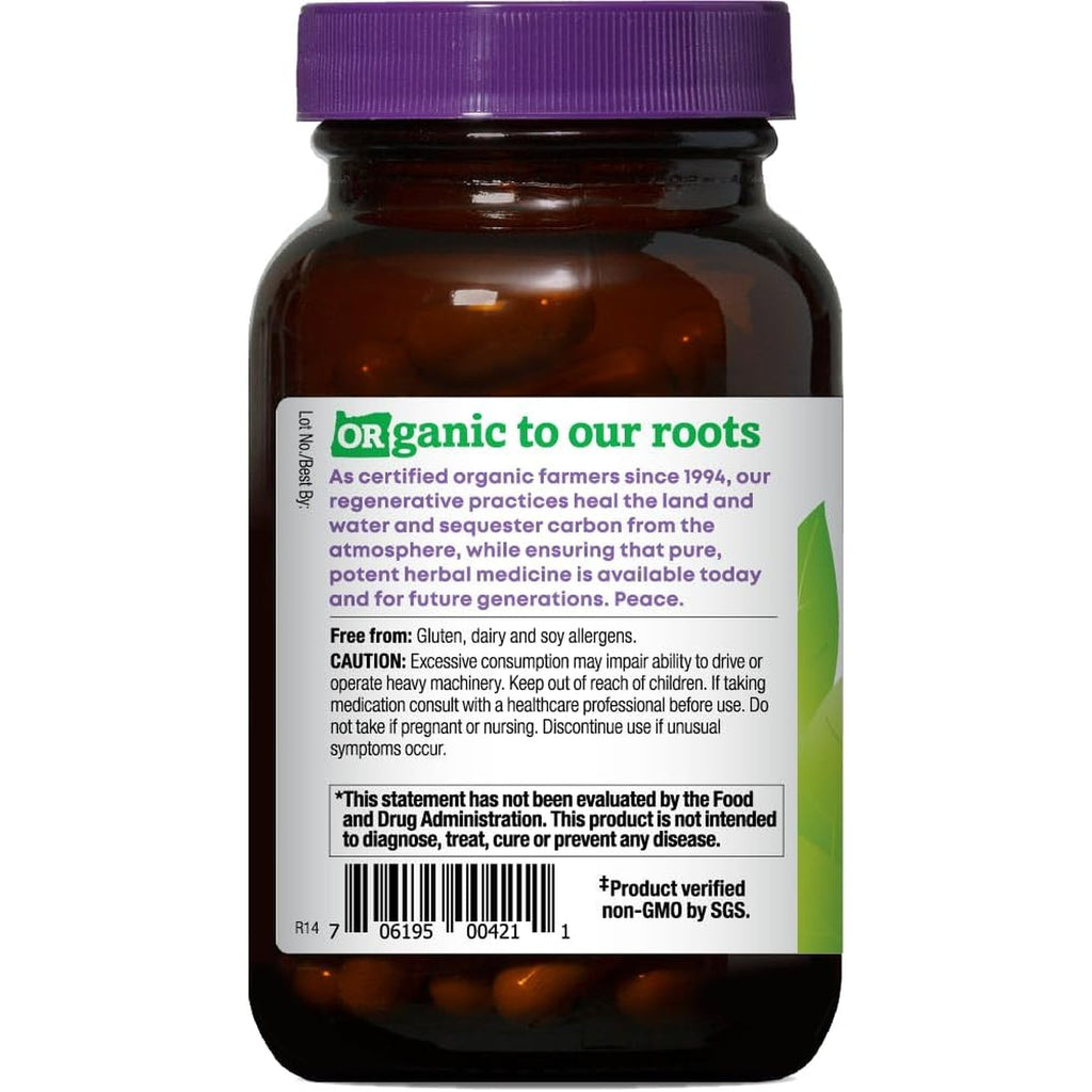 Oregon'S Wild Harvest Organic Skullcap Vegan Capsules | Traditional Herbal Supplement, 90 Count