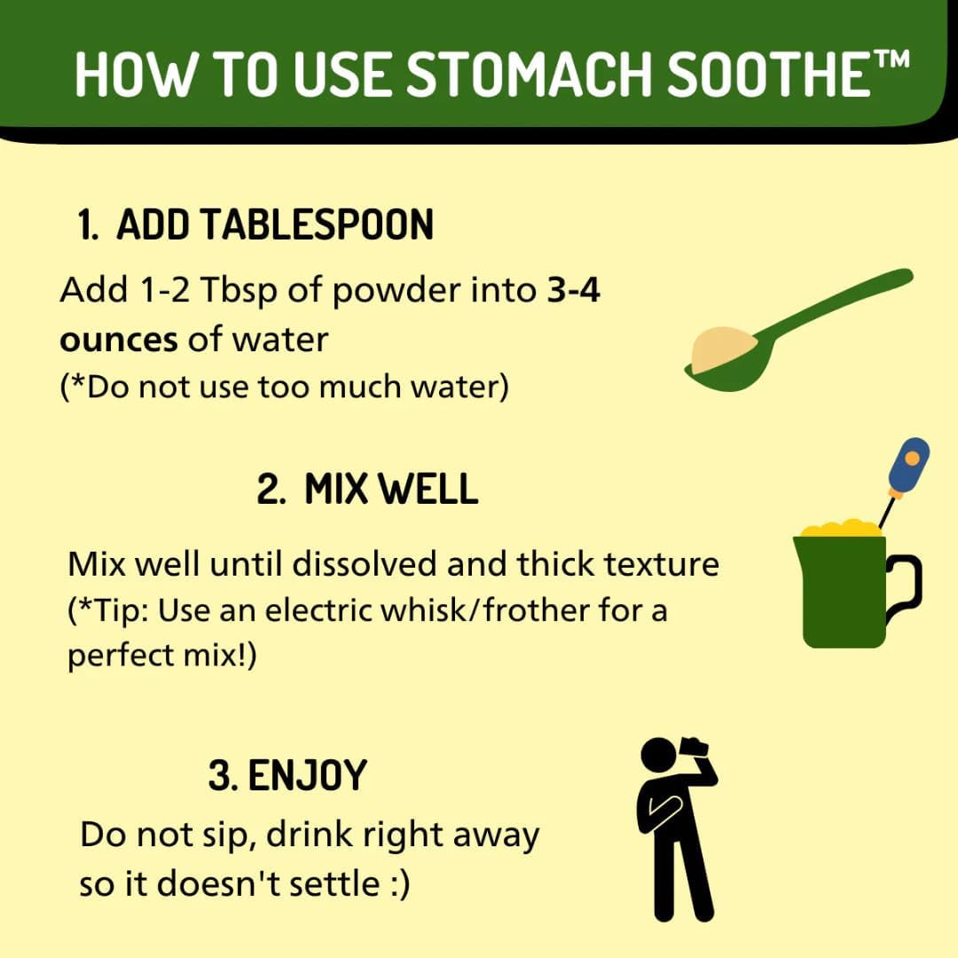 Soothe Naturals Acid Reflux Powder - L Glutamine for Gut Health, Acid Reflux Medicine, Leaky Gut Repair, Gut Lining Repair, Alginate for Acid Reflux (30 Servings)