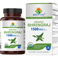 Brieofood Organic Bhringraj 1500Mg, 45 Servings, Vegetarian, Gluten Free, 90 Vegetarian Tablets
