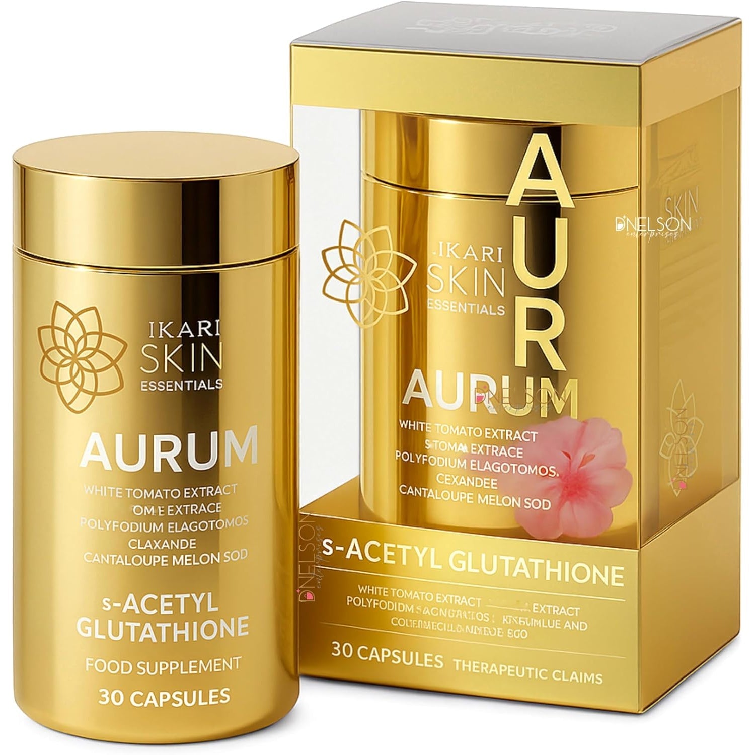 Hikari Skin Essentials Aurum S-Acetyl Glutathione - 30 Capsules