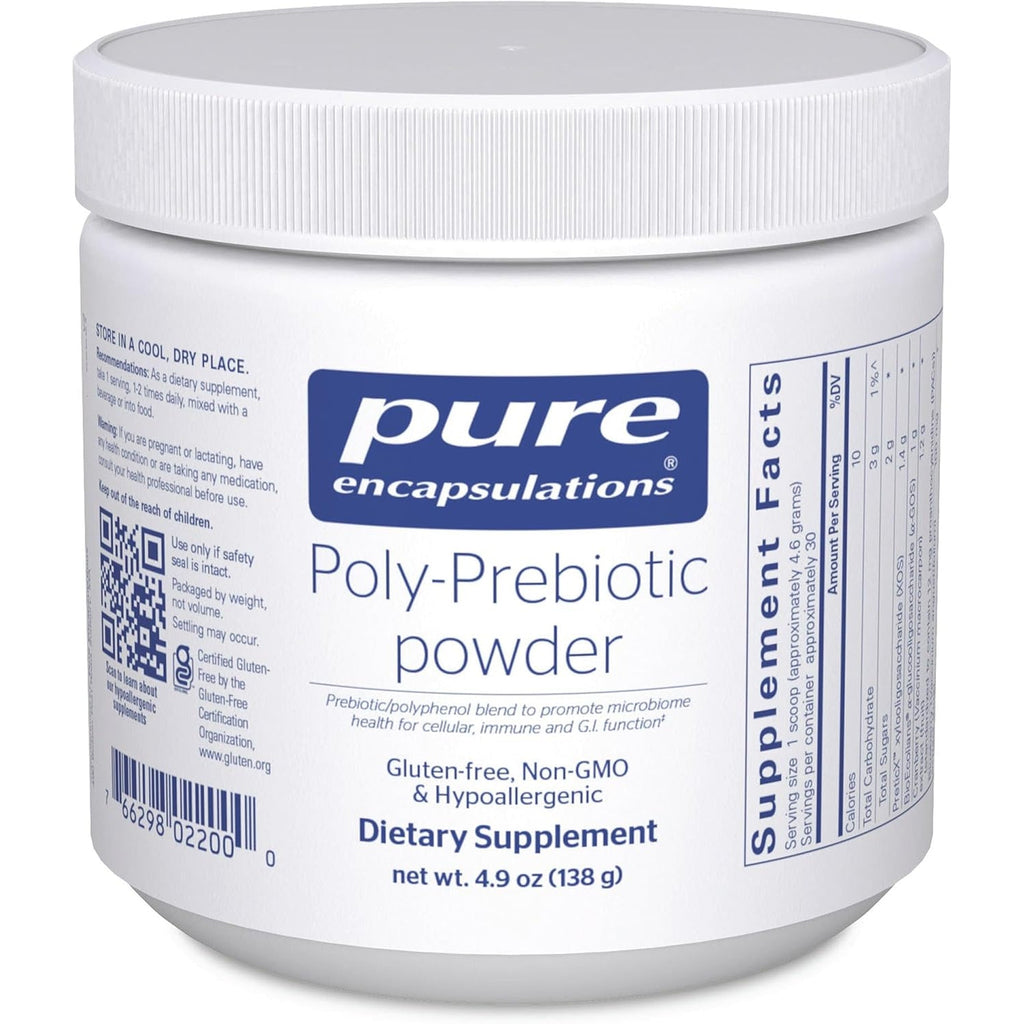 Pure Encapsulations Poly-Prebiotic Powder | Targets Akkermansia Muciniphila to Support GI Barrier Function | 4.9 Ounces