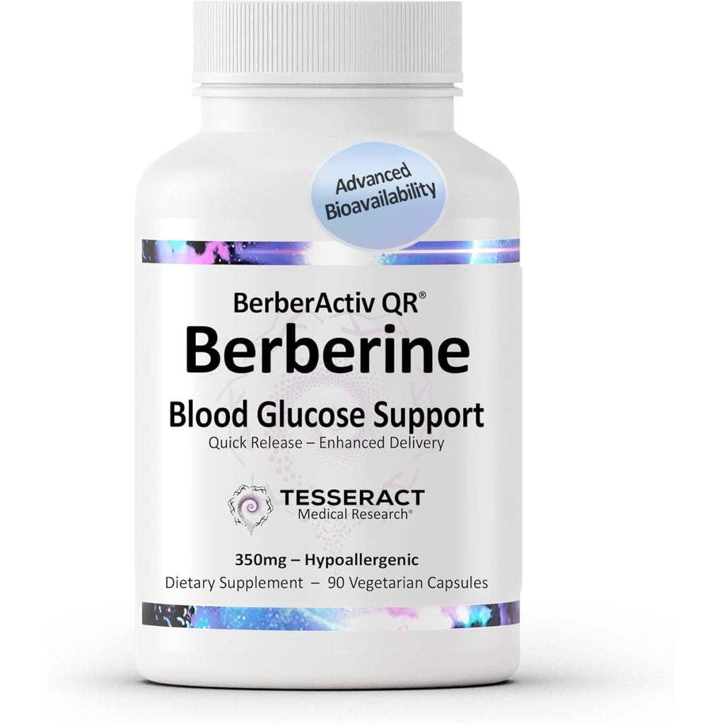 Tesseract Medical Research Berberactiv-Qr | Supports Liver Health, Hypoallergenic, 350Mg, 90 Vegetarian Capsules