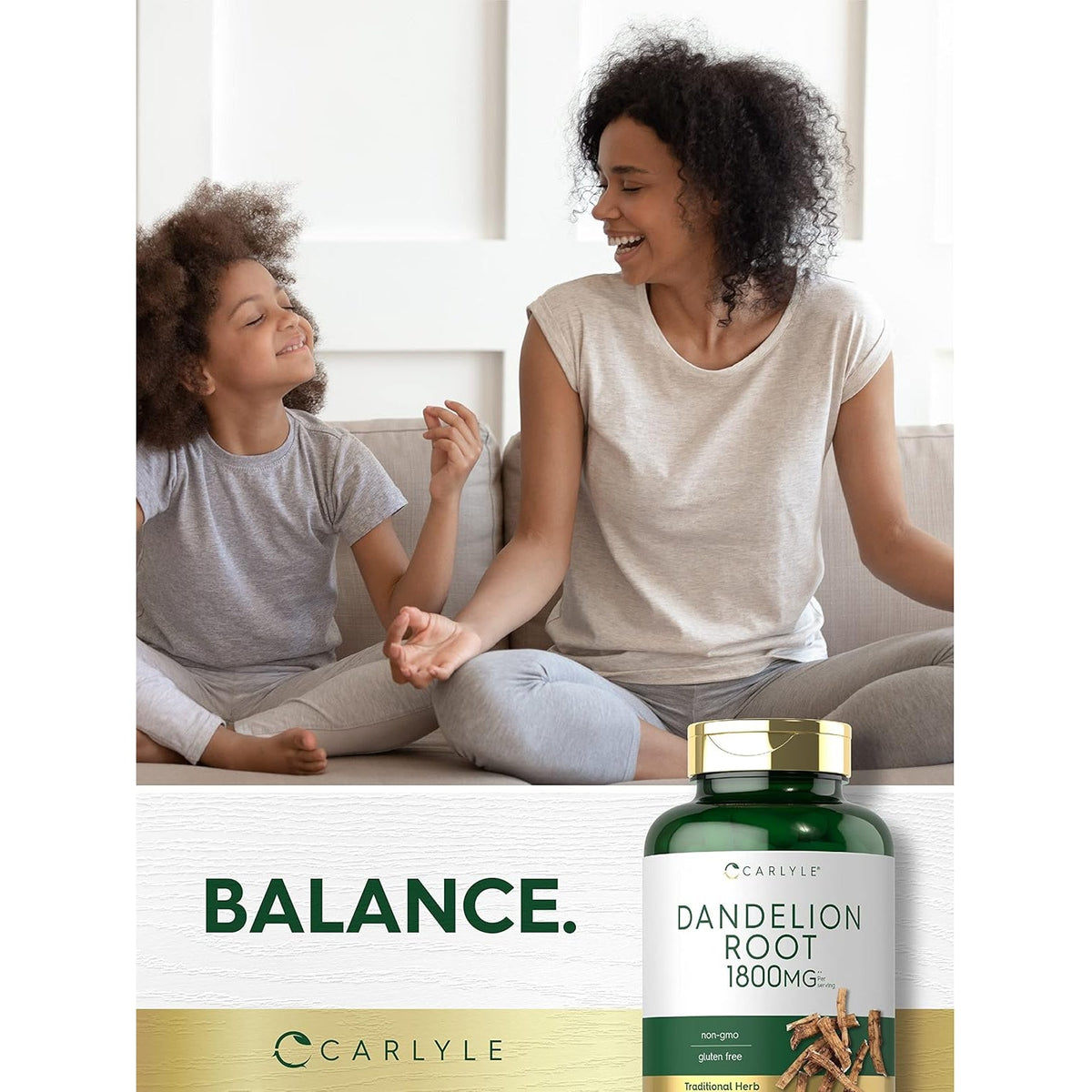 Carlyle Dandelion Root Extract | 300 Capsules | Herb Supplement | Taraxacum Officinale | Non-Gmo and Gluten Free