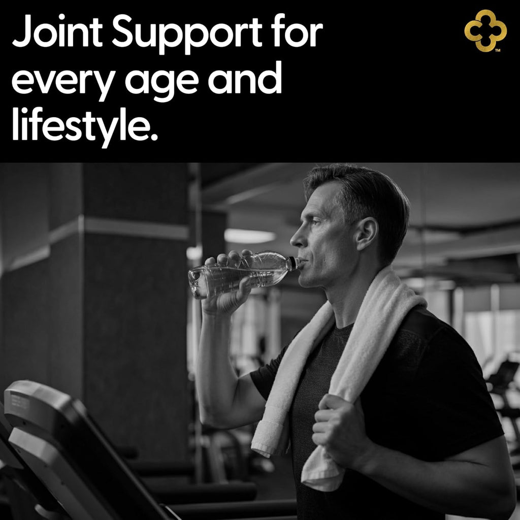All-In-1 Joint Support Supplement: Glucosamine 1500Mg Chondroitin MSM Turmeric Hyaluronic Acid Boswellia Ginger Bamboo Bioperine Supports Joints, Bones, Back, Knees & Hands Flexibility 90 Count