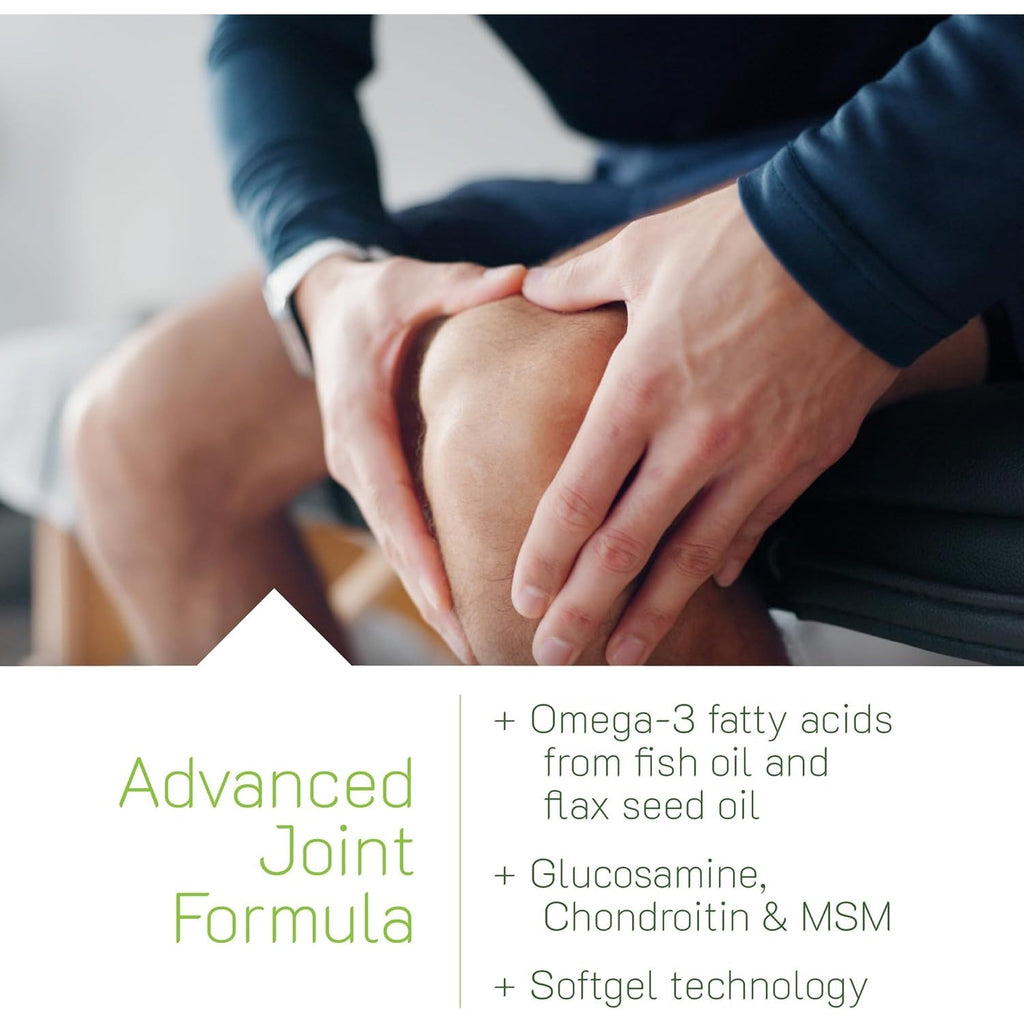 Irwin Naturals 3-In-1 Joint Formula with Glucosamine, Chondroitin, Turmeric & Boswellia - Advanced Joint Support Supplement for Men and Women - 90 Liquid Soft-Gels