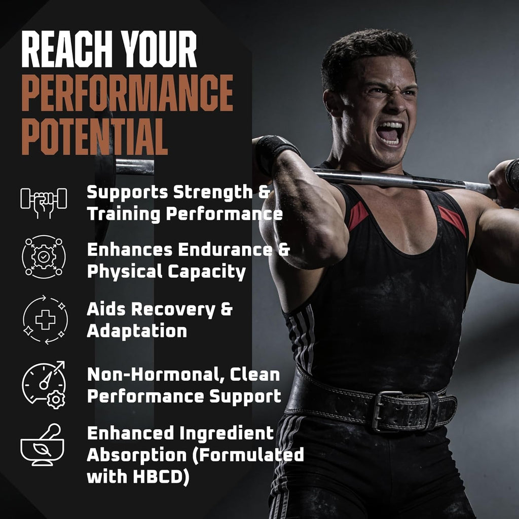 Turkesterone & Ecdysterone – Natural Testosterone Support, 2-In-1 High Potency Turkesterone Supplement for Men & Women with 95% Beta Ecdysterone - Made in USA & 3Rd Party Tested - 180 Capsules