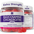 Glucosamine Chondroitin Gummies, Sugar Free Glucosamine Chondroitin MSM Supplement, Extra Strength with Boswellia Turmeric, Hydrolyzed Collagen & Hyaluronic Acid, Bone Health for Men & Women, 120 Cts