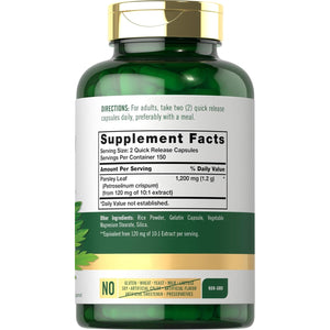Carlyle Parsley Leaf Capsules | 300 Count | Non-Gmo, Gluten Free Supplement