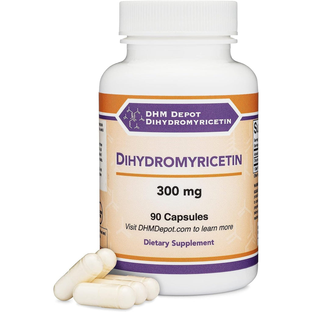 Dihydromyricetin (DHM) (Hovenia Dulcis Extract) Supplement for Liver Support (Naturally Obtained from the Oriental Raisin Tree) 90 Capsules 300Mg Analysis
