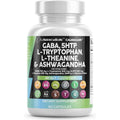 Clean Nutraceuticals GABA 750Mg 5 HTP 200Mg L Tryptophan 500Mg L Theanine 200Mg Ashwagandha Sam-E L-Glycine - Mood Support Vitamins for Women and Men with L-Tyrosine 5-HTP (5-Hydroxytryptophan)