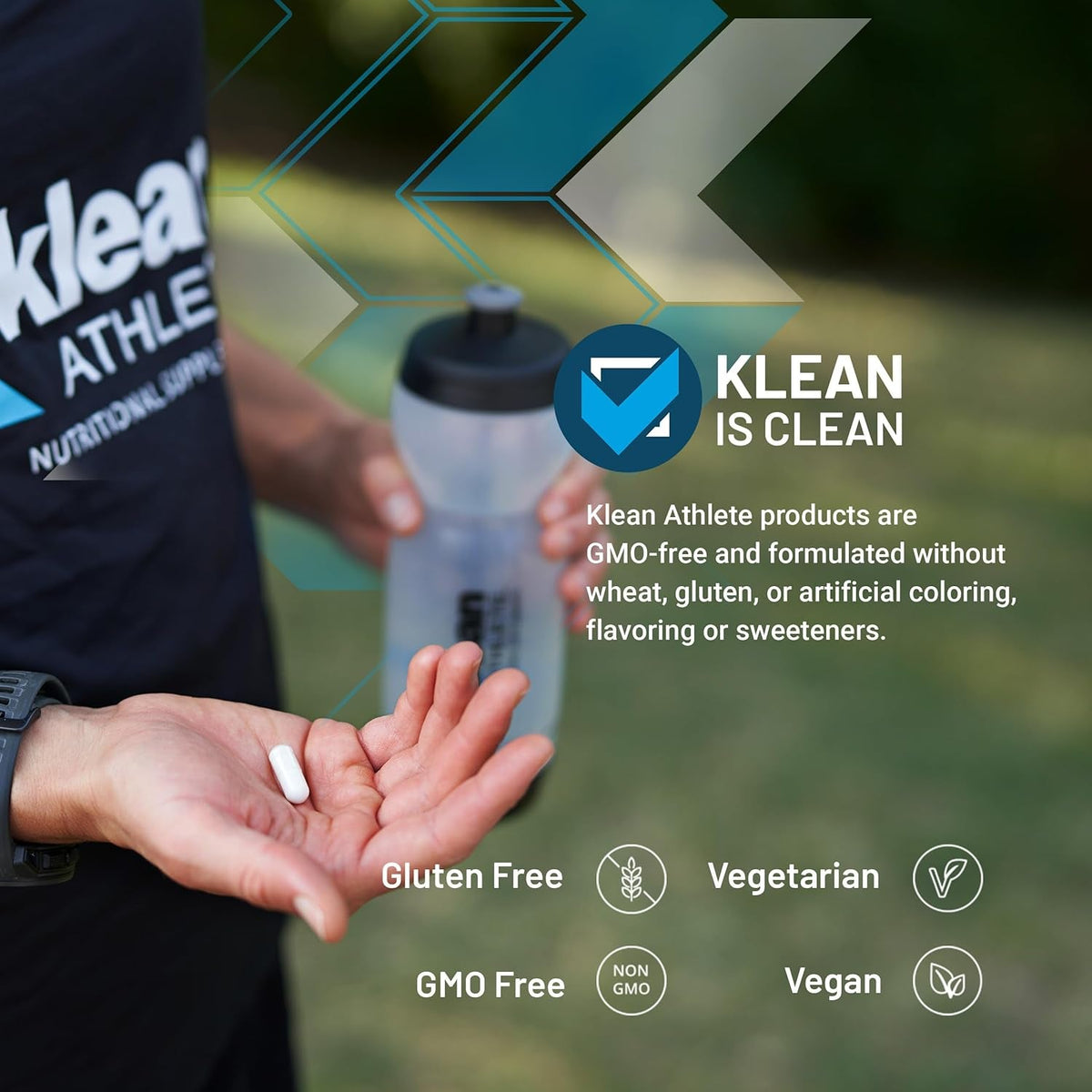 Klean Athlete Klean Ashwagandha - for Occasional Stress - Supports Adaptations to Training* - Adaptogen Blend - Vegan & Non GMO - 60 Capsules
