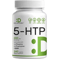 Deal Supplement 5-HTP 200Mg per Serving, 240 Capsules, 98% African Derived Griffonia Seed Extract | 4 in 1 Formula | plus Active L Theanine, L Tryptophan, & GABA | Relaxation Support Supplement