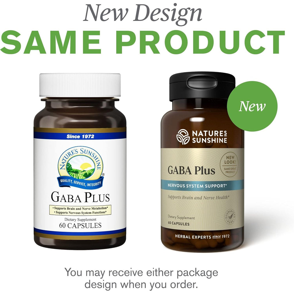 Nature'S Sunshine GABA plus - 60 Capsules