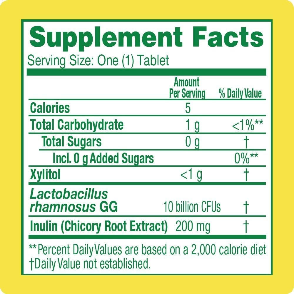 Culturelle Digestive Health Daily Probiotic Chewables, Probiotic for Men and Women, Most Clinically Studied Probiotic Strain, 10 Billion Cfus, Supports Occasional Diarrhea, Gas & Bloating, 24 Count